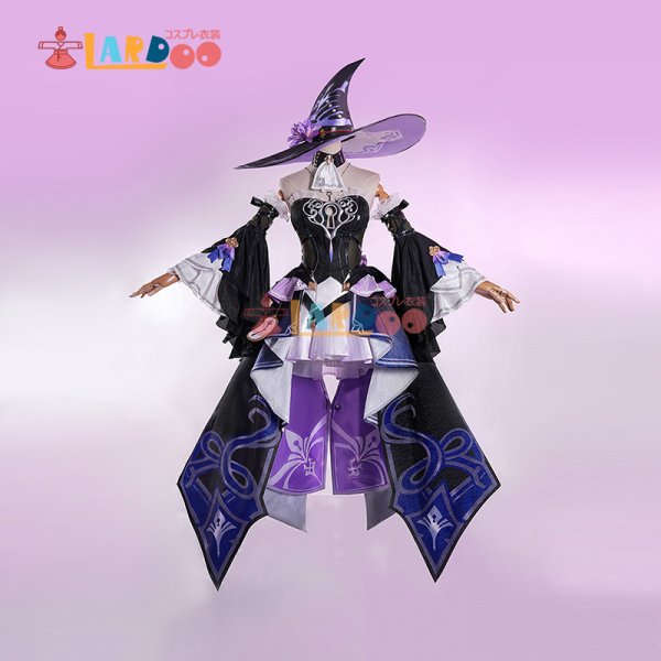 画像4: 崩壊スターレイル HonkaiStarRail マダム・ヘルタ-The Herta コスチューム コスプレ衣装/ウィッグ/靴  (4)