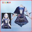 画像1: バーチャル VTuber Blanche Fleur  東雪蓮  あずま せれん ハロウィン新衣装 コスプレ衣装 コスチューム (1)