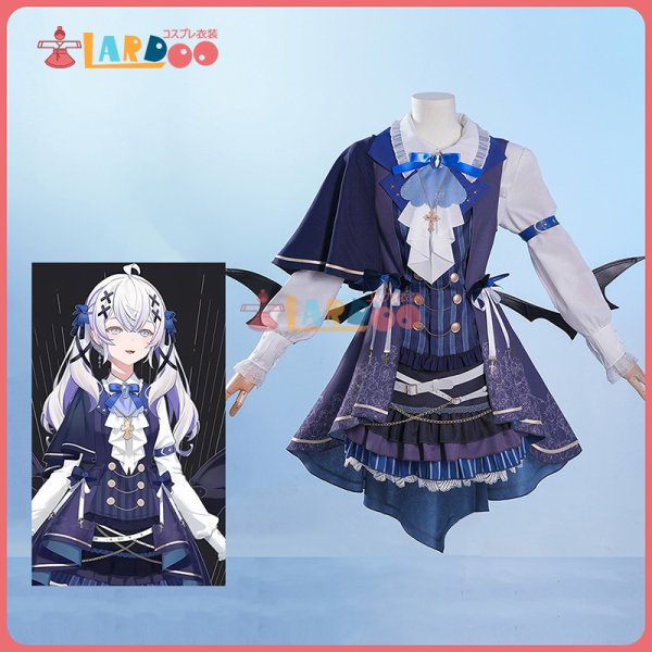 画像1: バーチャル VTuber Blanche Fleur  東雪蓮  あずま せれん ハロウィン新衣装 コスプレ衣装 コスチューム (1)