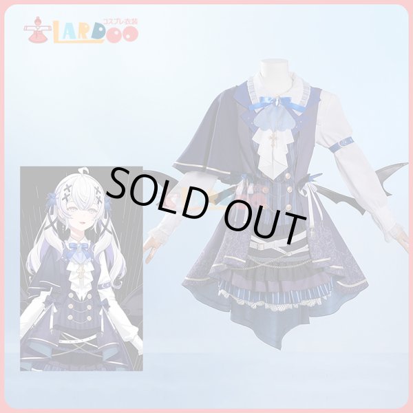 画像1: バーチャル VTuber Blanche Fleur  東雪蓮  あずま せれん ハロウィン新衣装 コスプレ衣装 コスチューム (1)