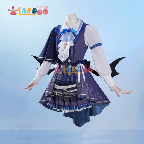 画像3: バーチャル VTuber Blanche Fleur  東雪蓮  あずま せれん ハロウィン新衣装 コスプレ衣装 コスチューム (3)