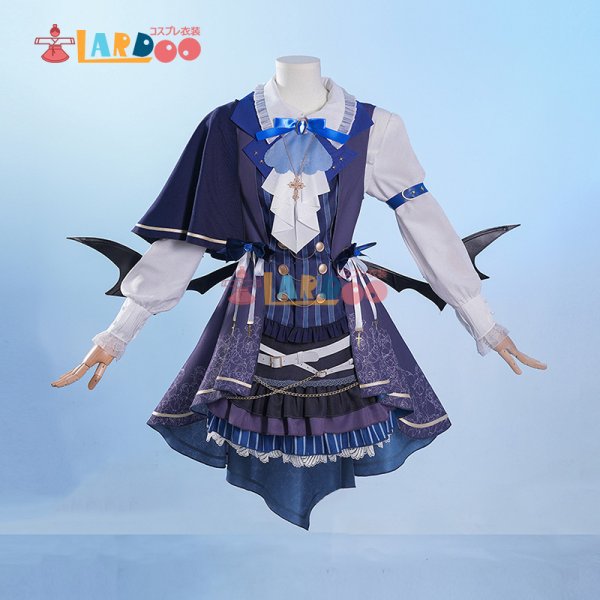 画像4: バーチャル VTuber Blanche Fleur  東雪蓮  あずま せれん ハロウィン新衣装 コスプレ衣装 コスチューム (4)