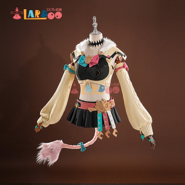 画像8: 原神 Genshin ナタ ヴァレサ  Varesa  スカート*2  コスチューム コスプレ衣装/ウィッグ/靴 (8)