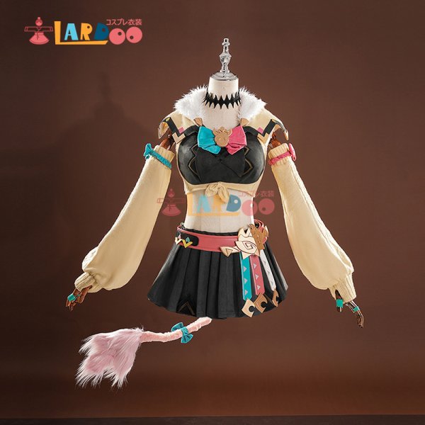 画像11: 原神 Genshin ナタ ヴァレサ  Varesa  スカート*2  コスチューム コスプレ衣装/ウィッグ/靴 (11)