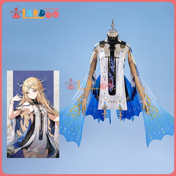 画像1: 鳴潮 メイチョウ Wuthering Waves  カルテジア  Cartethyia コスチューム コスプレ衣装 (1)