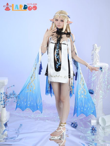 画像3: 鳴潮 メイチョウ Wuthering Waves  カルテジア  Cartethyia コスチューム コスプレ衣装/ウィッグ/靴 (3)