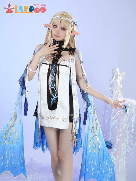 画像5: 鳴潮 メイチョウ Wuthering Waves  カルテジア  Cartethyia コスチューム コスプレ衣装/ウィッグ/靴 (5)