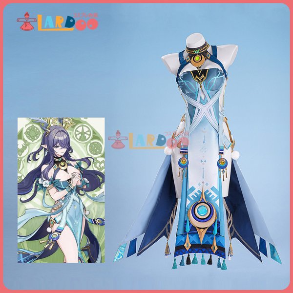 画像1: 原神 Genshin ナド・クライ ラウマ  Lauma コスチューム コスプレ衣装 (1)