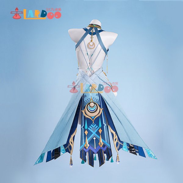 画像5: 原神 Genshin ナド・クライ ラウマ  Lauma  角付き コスチューム コスプレ衣装 (5)