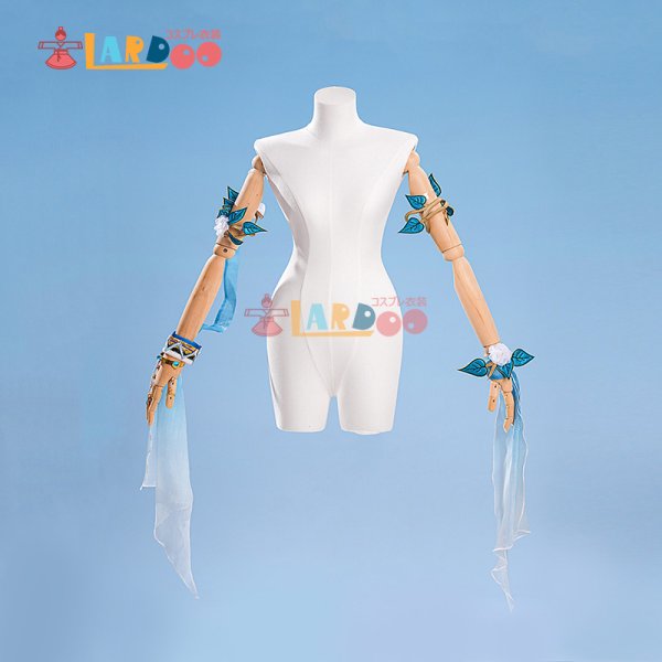 画像6: 原神 Genshin ナド・クライ ラウマ  Lauma  角付き コスチューム コスプレ衣装 (6)