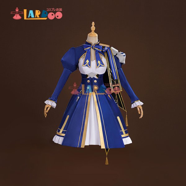 画像2: 【生産停止予定】崩壊:スターレイル×Fate_UBWコラボ  セイバー  Saber コスチューム コスプレ衣装/ウィッグ/靴 (2)