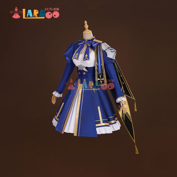 画像3: 【生産停止予定】崩壊:スターレイル×Fate_UBWコラボ  セイバー  Saber コスチューム コスプレ衣装/ウィッグ/靴 (3)