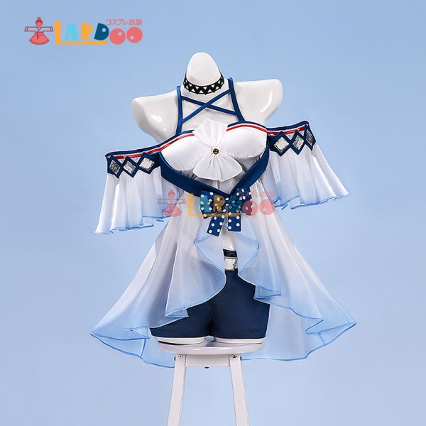 画像2: アークナイツ Arknights スカジ 水着 コスチューム コスプレ衣装 (2)