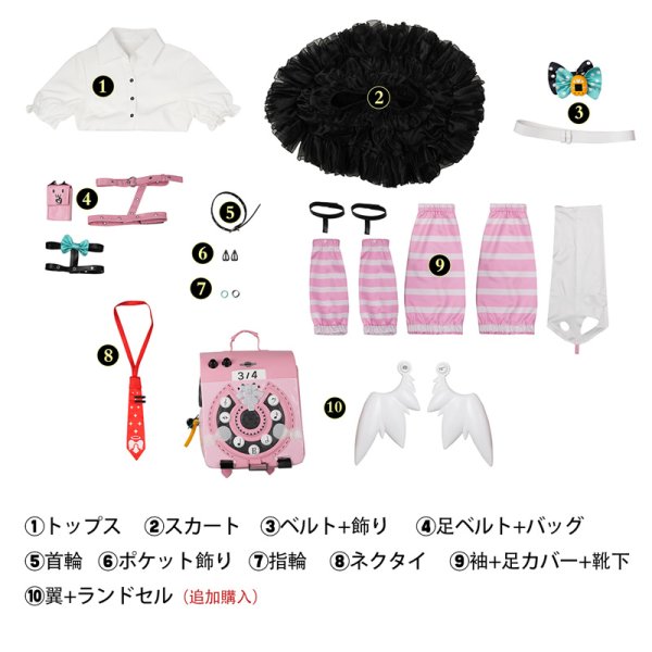 画像6: ゼンレスゾーンゼロ ZZZ ゼンゼロ 千夏ラミエル Chinatsu Remiel  コスチューム コスプレ衣装 (6)