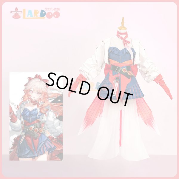 画像1: アークナイツ Arknights アークナイツ ハルカ 紫野遥 羽生萌萌香 コスチューム コスプレ衣装 (1)