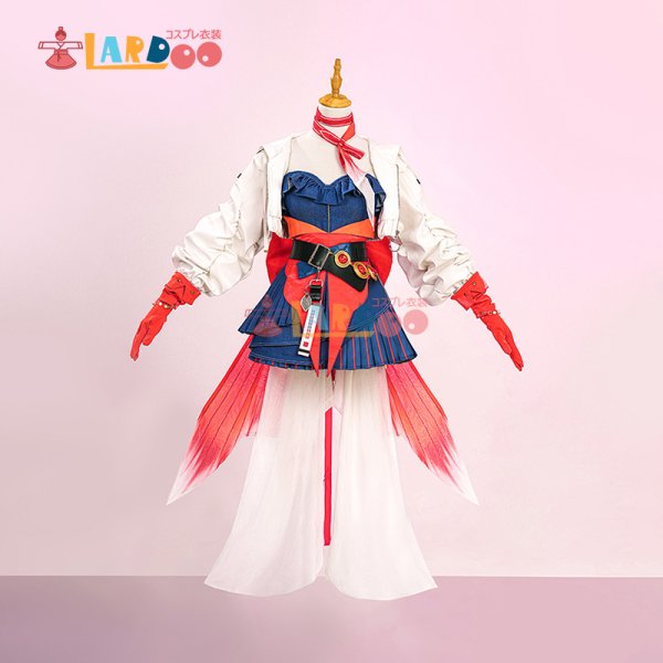 画像2: アークナイツ Arknights アークナイツ ハルカ 紫野遥 羽生萌萌香 コスチューム コスプレ衣装 (2)