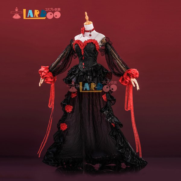 画像3: 無期迷途 PathtoNowhere  コクリコ  Coquelicot「 緋幕間奏」コスチューム コスプレ衣装 (3)