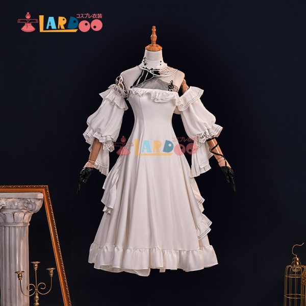 画像2: 鳴潮 メイチョウ Wuthering Waves フローヴァ Phrolova 白いドレス コスチューム コスプレ衣装 (2)