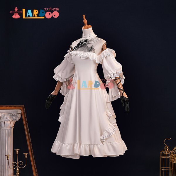 画像3: 鳴潮 メイチョウ Wuthering Waves フローヴァ Phrolova 白いドレス コスチューム コスプレ衣装 (3)