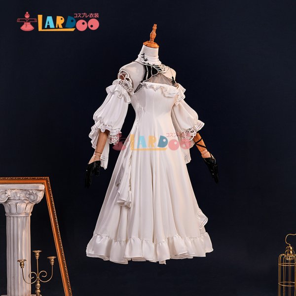 画像4: 鳴潮 メイチョウ Wuthering Waves フローヴァ Phrolova 白いドレス コスチューム コスプレ衣装 (4)