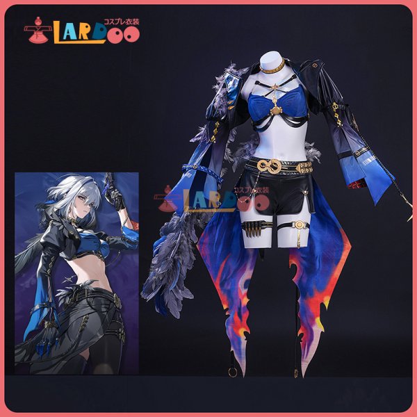 画像1: 鳴潮 メイチョウ Wuthering Waves ガルブレーナ Galbrena コスチューム コスプレ衣装/ウィッグ/靴 (1)