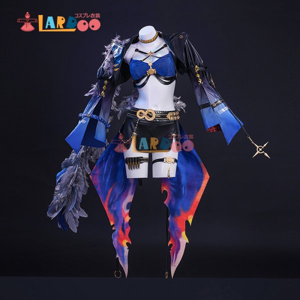 画像2: 鳴潮 メイチョウ Wuthering Waves ガルブレーナ Galbrena コスチューム コスプレ衣装/ウィッグ/靴 (2)