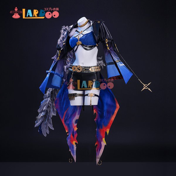 画像3: 鳴潮 メイチョウ Wuthering Waves ガルブレーナ Galbrena コスチューム コスプレ衣装/ウィッグ/靴 (3)