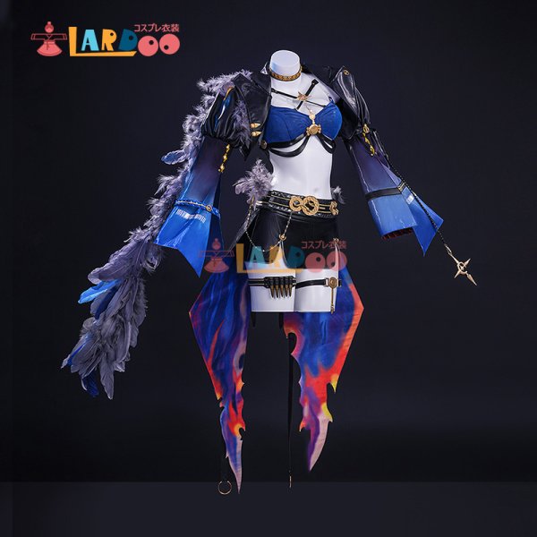 画像4: 鳴潮 メイチョウ Wuthering Waves ガルブレーナ Galbrena コスチューム コスプレ衣装/ウィッグ/靴 (4)