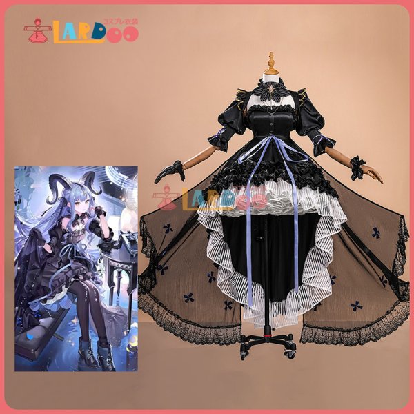 画像1: アークナイツX BanG Dream! Ave Mujica コラボコーデ 豊川祥子「旋律の主」 コスチューム コスプレ衣装 (1)