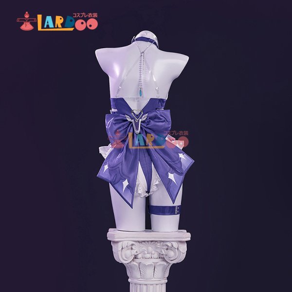 画像5: ゼンレスゾーンゼロ ZZZ ゼンゼロ ビビアン「イチハツは水辺に咲いて」コスチューム コスプレ衣装/ウィッグ/靴 (5)