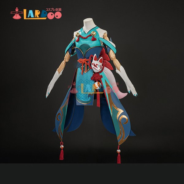 画像3: オーバーウォッチ2 Overwatch OW2 キリコ  Kiriko イナリノカミ コスチューム コスプレ衣装 (3)