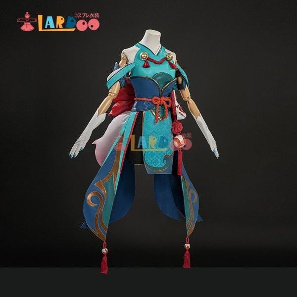 画像4: オーバーウォッチ2 Overwatch OW2 キリコ  Kiriko イナリノカミ コスチューム コスプレ衣装 (4)