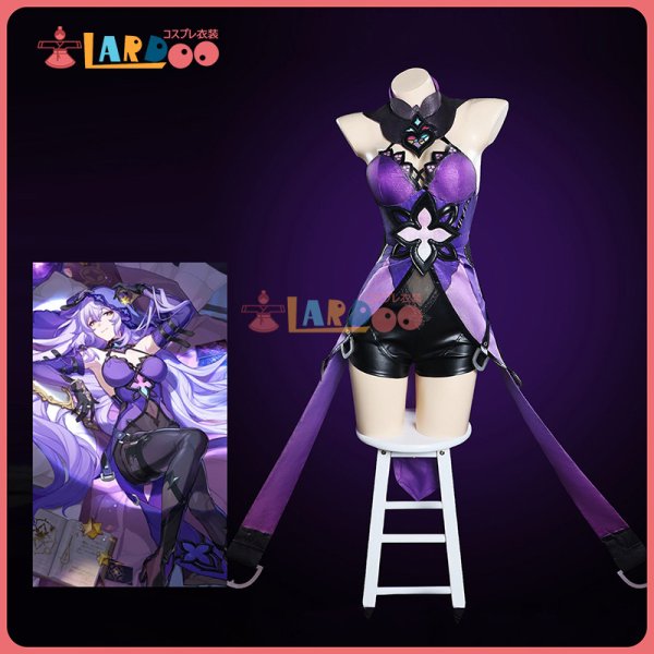 画像1: 崩壊:スターレイル HonkaiStarRail ブラックスワン BlackSwan コスチューム コスプレ衣装/ウィッグ/靴 (1)