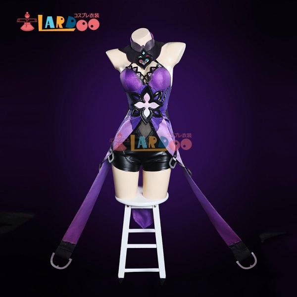 画像2: 崩壊:スターレイル HonkaiStarRail ブラックスワン BlackSwan コスチューム コスプレ衣装/ウィッグ/靴 (2)