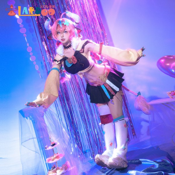 画像1: 原神 Genshin ナタ ヴァレサ  Varesa  スカート*2  コスチューム コスプレ衣装/ウィッグ/靴 (1)