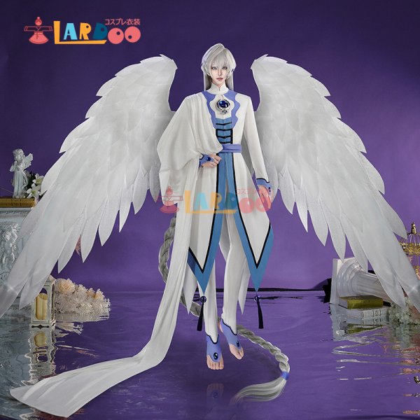 画像2: カードキャプターさくら 審判者 月  ユエ  翼なし  コスプレ衣装 コスチューム (2)