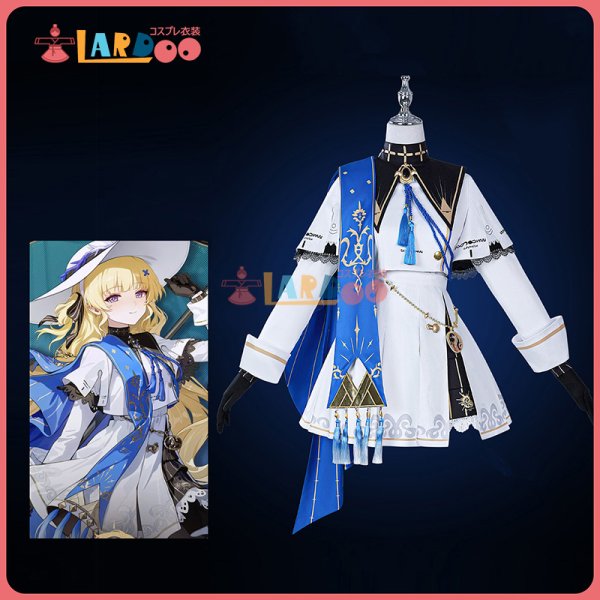 画像6: 鳴潮 メイチョウ Wuthering Waves  フィービー Phoebe コスチューム コスプレ衣装/ウィッグ/靴 (6)