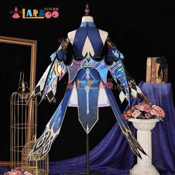 画像3: 崩壊スターレイル HonkaiStarRail  ケリュドラ  Cerydra  翼付き コスチューム コスプレ衣装/ウィッグ/靴 (3)