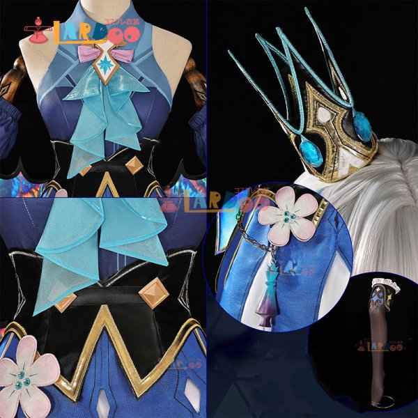 画像4: 崩壊スターレイル HonkaiStarRail  ケリュドラ  Cerydra  翼付き コスチューム コスプレ衣装/ウィッグ/靴 (4)
