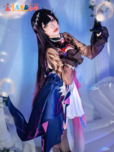 画像8: 崩壊:スターレイル HonkaiStarRail  セイレンス  Hysilens 通常版 コスチューム コスプレ衣装/ウィッグ/靴 (8)