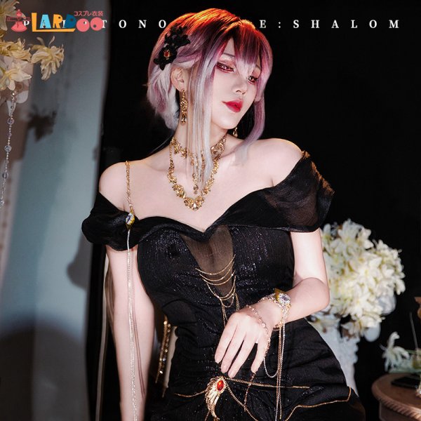 画像2: 【在庫あり】無期迷途 PathtoNowhere  シャローム「靡声暗涌」レコード衣装  コスチューム コスプレ衣装 (2)