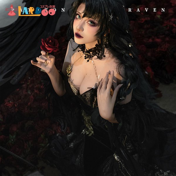 画像3: 「在庫あり」無期迷途 PathtoNowhere クロウ  Raven「靡声暗涌」レコード衣装 コスチューム コスプレ衣装 (3)