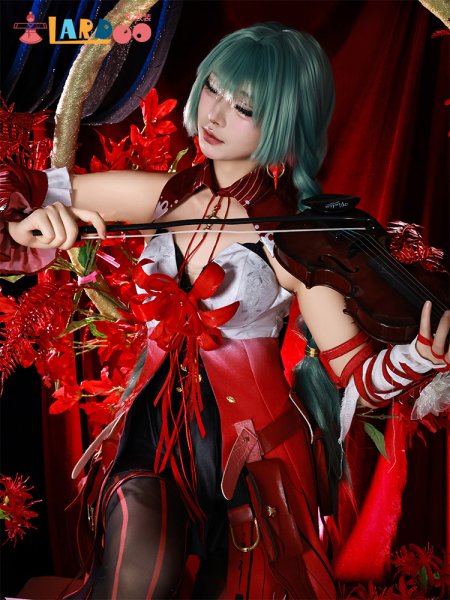 画像2: 鳴潮 メイチョウ Wuthering Waves フローヴァ Phrolova コスチューム コスプレ衣装/ウィッグ/靴 (2)