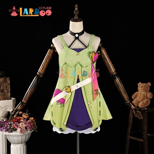 画像3: 原神 Genshin ナド・クライ アイノ Aino コスチューム 尻尾付き コスプレ衣装 /ウィッグ/靴 (3)