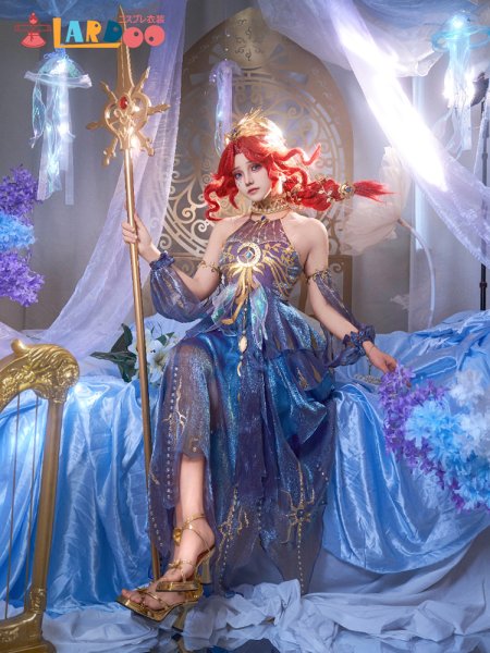 画像2: 第五人格IdentityV  グレイス  漁師  涙を流す神女 コスチューム コスプレ衣装 (2)