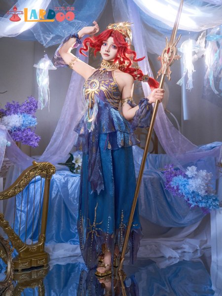 画像5: 第五人格IdentityV  グレイス  漁師  涙を流す神女 コスチューム コスプレ衣装 (5)