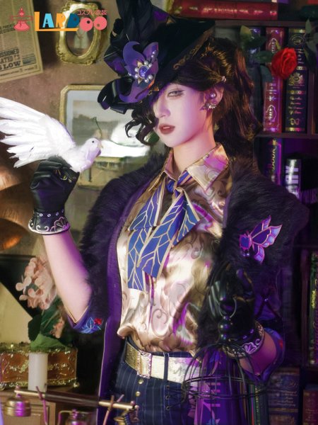 画像4: [在庫あり]第五人格IdentityV マーサ・べハムフィール 空軍-菖蒲 コスチューム コスプレ衣装 (4)