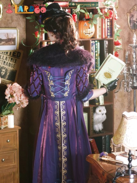 画像5: [在庫あり]第五人格IdentityV マーサ・べハムフィール 空軍-菖蒲 コスチューム コスプレ衣装 (5)