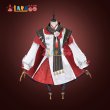 画像5: 原神 Genshin 璃月 胡桃-「残雪に咲く紅」 海灯祭2025 新コスチューム コスプレ衣装 (5)