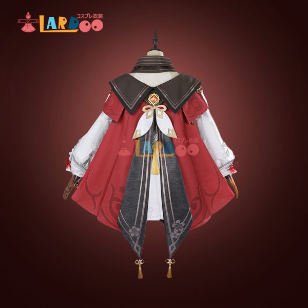 画像7: 原神 Genshin 璃月 胡桃-「残雪に咲く紅」 海灯祭2025 新コスチューム コスプレ衣装 (7)